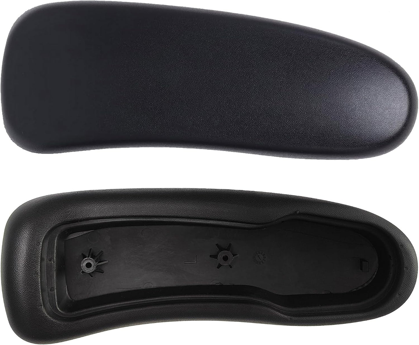 Chair Armrest Replacement, Arm Pad Caps Replacement for Herman Miller Classic Aeron Chair Graphite Black 1 Pair