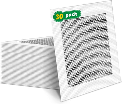 8Pcs 6 Inch Drywall Patch, Wall Repair Patches Wall Hole Repair Patch | Wall Patch for Aluminum Metal Sheetrock Ceiling, Self-Adhesive Fiberglass Repair Kit(6"x 6")