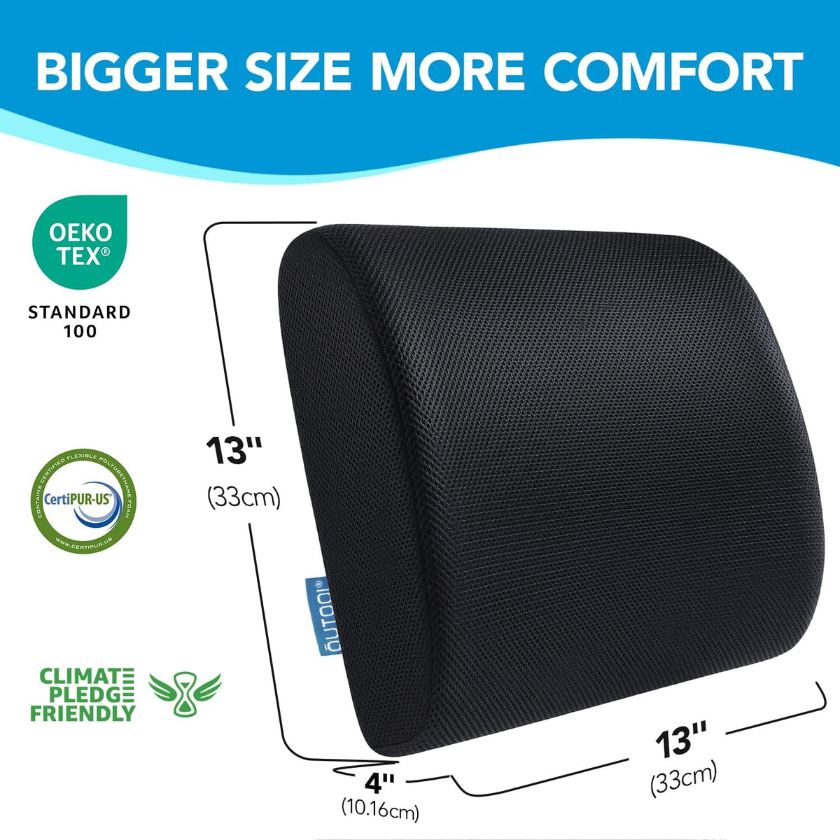 Lumbar Support Pillow for Office Chair, Office Home Essentials,Gifts for Mom,Dad, Back Support Pillow for Car, Chair Cushions,Back Pain Relief Improve Posture,Mesh Cover Double Adjustable Straps
