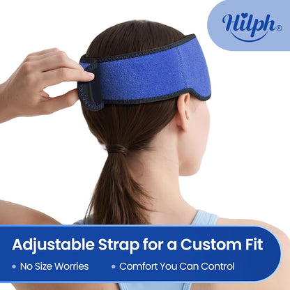 Hilph Headache Ice Pack Wrap, Adjustable Migraine Ice Head Wrap