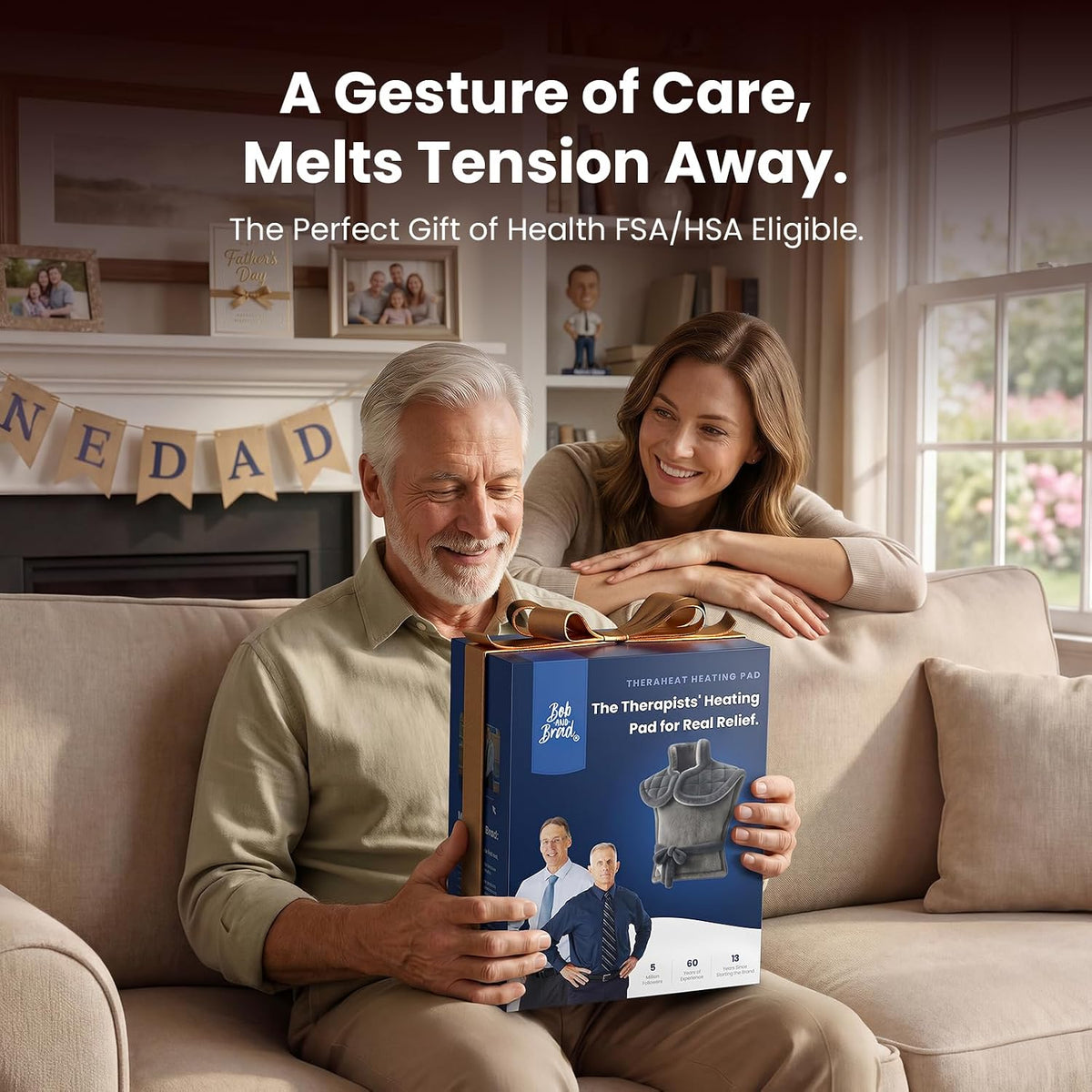 BOB AND BRAD Weighted Heating Pad for Shoulders and Upper Back