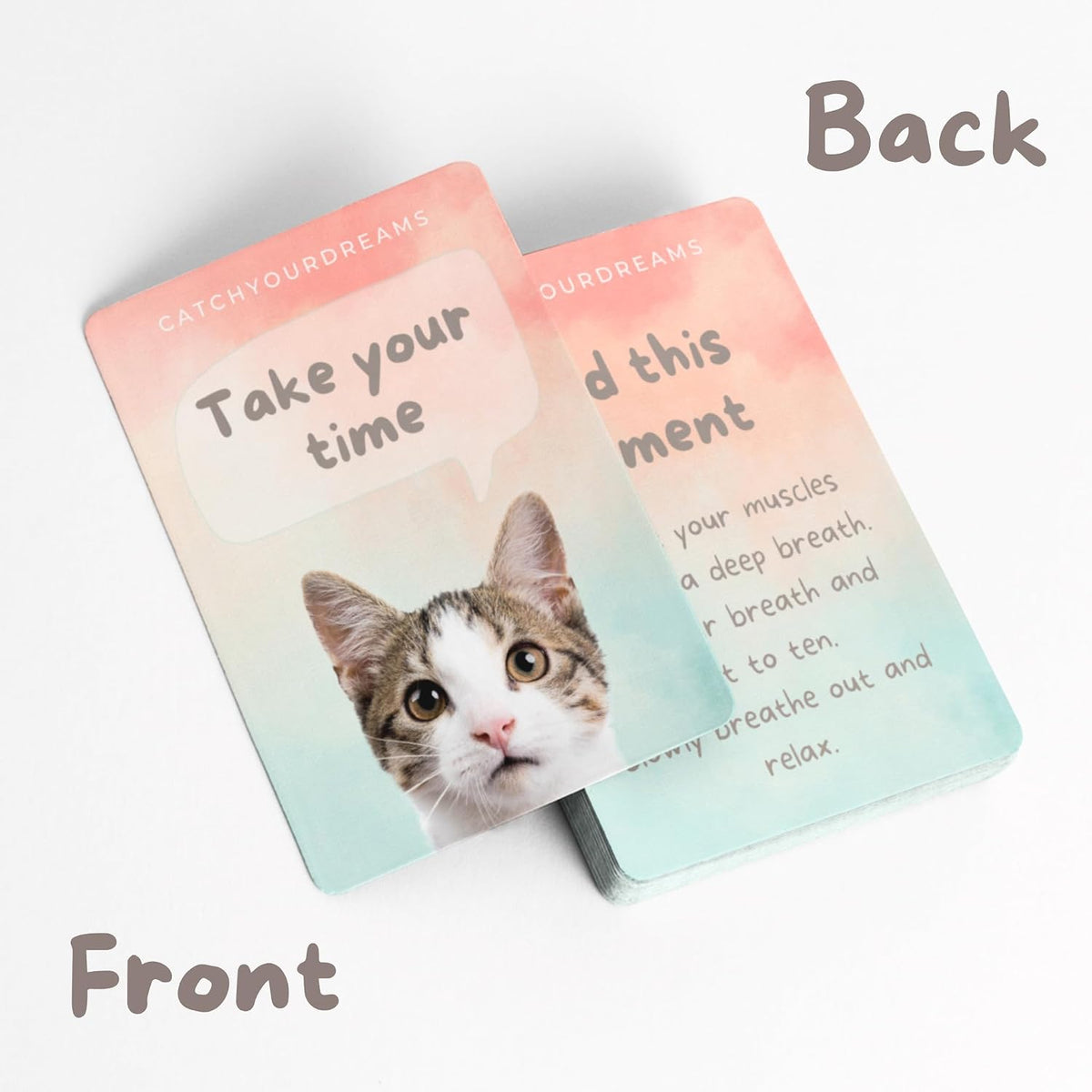 Dogs Against Anxiety Cards — 50 Anxiety Relief Cards | CBT & Mindfulness Exercises | Calming Gift for Women, Dog Lovers & Kids