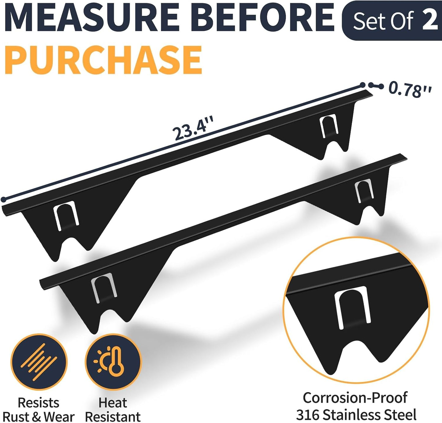 Stove Gap Covers Stainless Steel, 2 Pack Stove Gap Filler Easy Retractable Length 13.8" to 27.5", Width 0.79" Stove Gap Guards Range Trim Kit, Heat Resistant Guard Between Stove Top & Counter