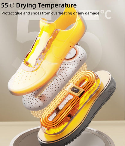 Electric Shoe Dryer, Ski Boots Dryer, Shoe & Boot Warmer for Sweaty Sneakers Trainer Shoes with 3/6/9 Hours Timer