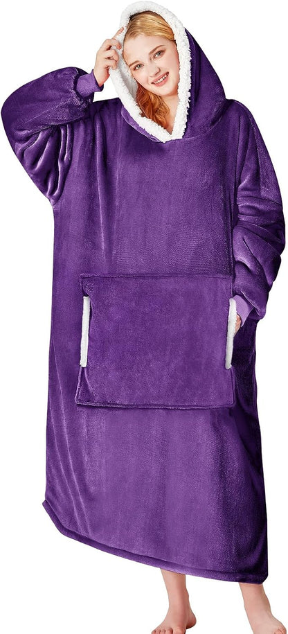 yescool Wearable Blanket Hoodie as Christmas Birthday Gifts for Women Mom - Colors A