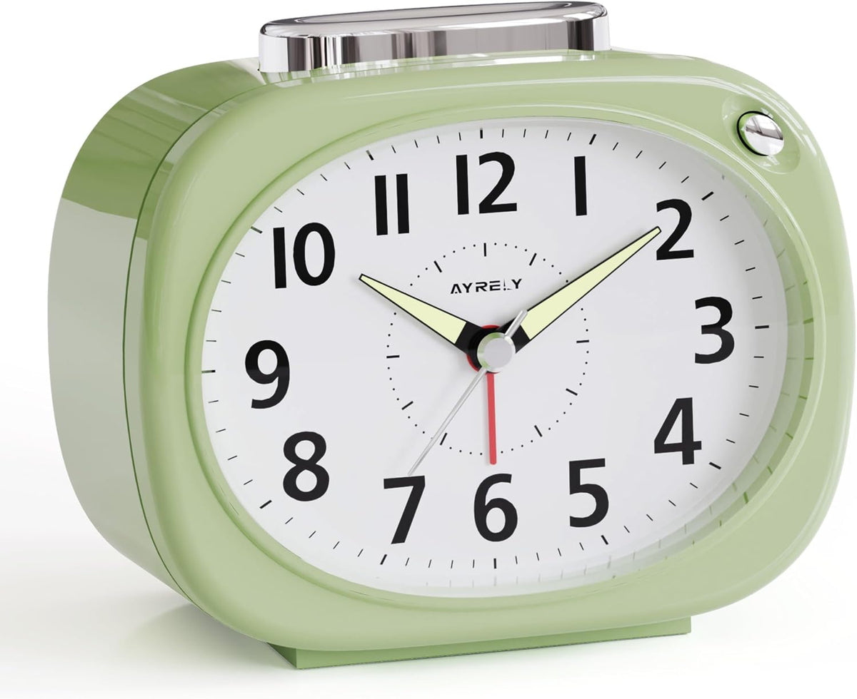 AYRELY® 4.5" Loud Analog Alarm Clock for Heavy Sleepers, 100 dB Alarm Sound