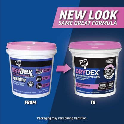 DAP DryDex Dry Time Indicator Spackling, Pink/White, 32 Oz (7079812330)