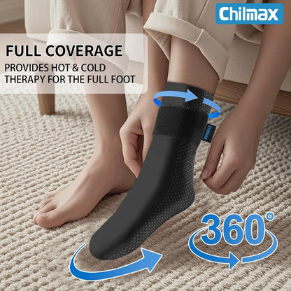 Cooling Sock | Foot Ice Pack Wrap | Cold Therapy Sock for Hot Feet