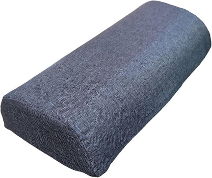 Knee Pillow Half Moon for Back Sleeping, Knee Wedge Pillow for Back Pain,Body Pillow Leg Pillow for Side Sleeping, Knee Bolster Pillow for Legs Support, Half Moon(17,45x18x10cm/18x7x4in)