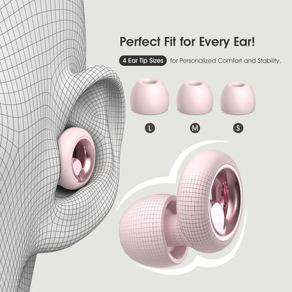 Noise Cancelling Ear Plugs for Sleeping, 60dB (SNR) Silicone Ear Plugs for Noise Reduction, Reusable Sleeping Earplugs for Snoring, Concert & Shooting Ear Protection(Charcoal Gray)