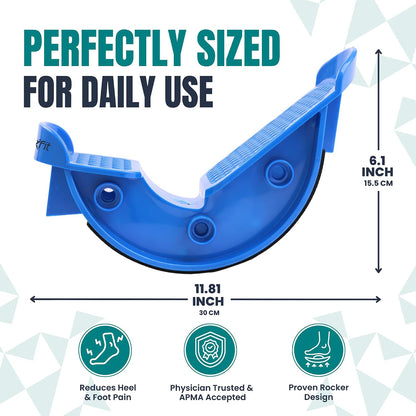 Foot & Calf Stretcher – Premium Stretcher for Plantar Fasciitis, Achilles Tendonitis Relief – Foot Rocker with Durable, Slip-Resistant Design - Stretch Guide for Effective Leg Flexibility