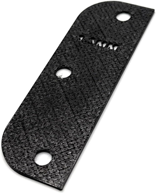 Door Hinge Shims (Set of 3) Hinge Spacer for Interior and Exterior Door Alignment - for 3.5", 4" and 4.5" Standard Hinges (3mm Thick, White, 3.5-inch)