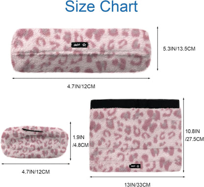 SPRING SEAON Wheelchair Armrest Pads Covers Fuzzy Desk Chair Arm Pads Soft