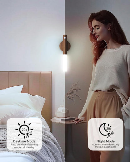 iThird Motion Sensor Light Indoor, 2200mAh Rechargeable Wall Sconce