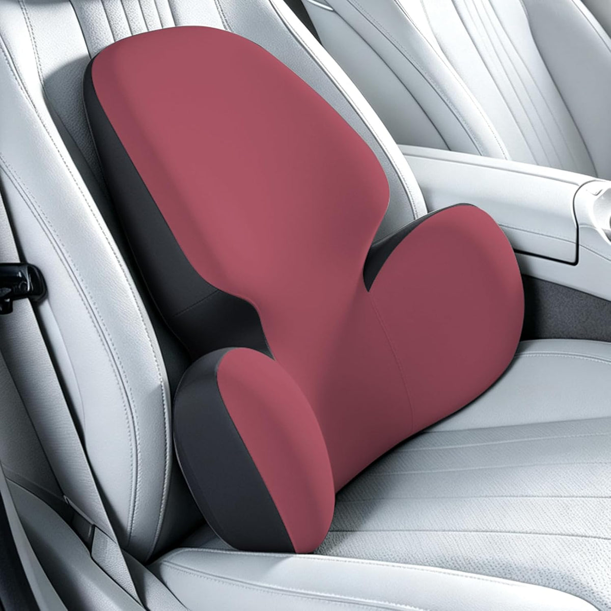 BEBAS Lumbar Support Pillow for Car, Memory Foam Back Cushion for Driving