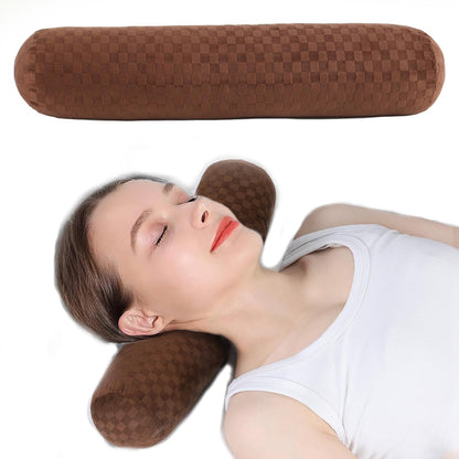 Neck Roll Pillow, Cervical Neck Pillow Bolster Pillow for Sleeping