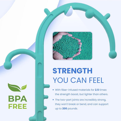Ranarose Deep Tissue Back & Neck Massager for Body Muscle Pain Relief | Trigger Point Massage Tool for Full Body, Shoulders, Legs, Muscle Knot Remover, for Self-Massage, Pressure Point Massage Tool