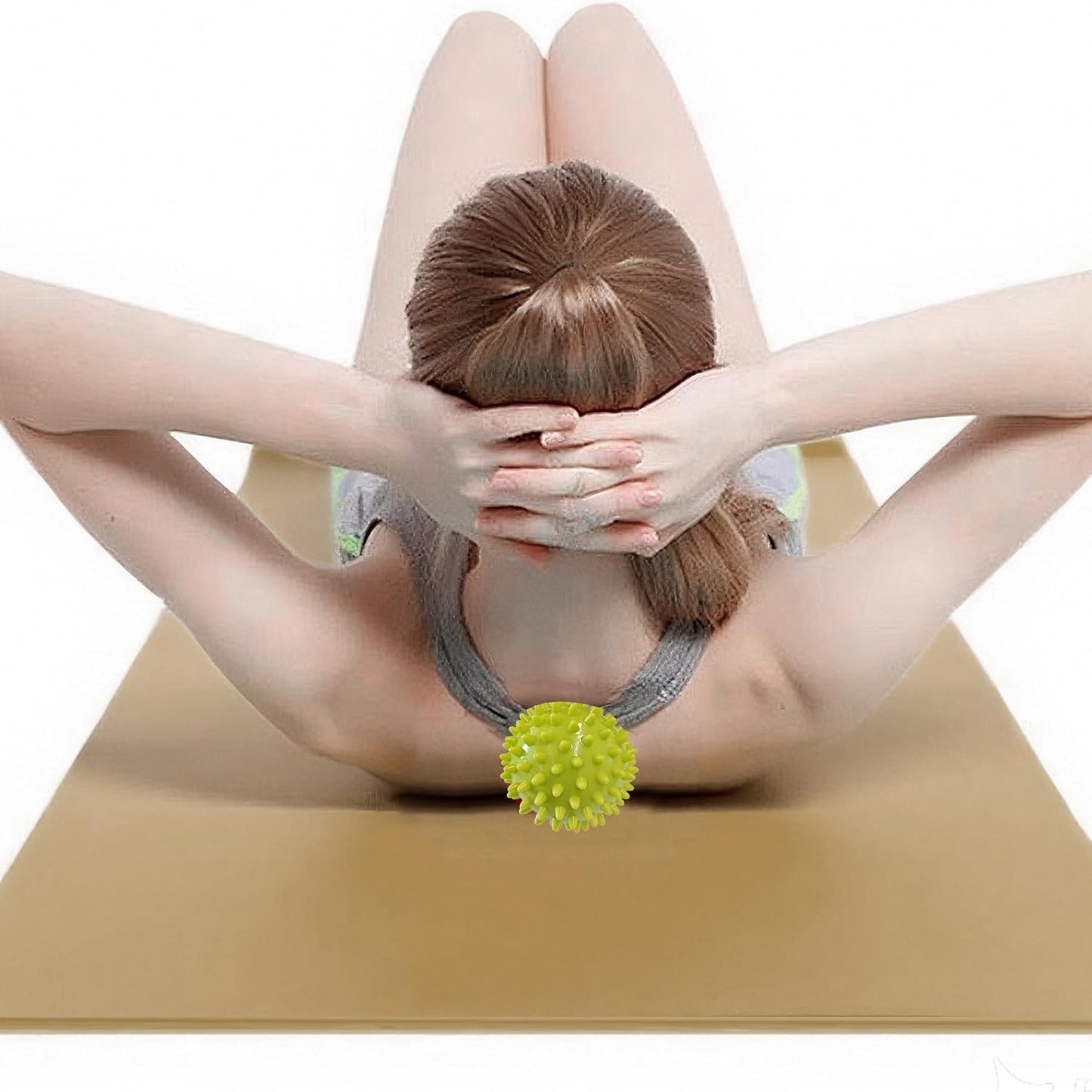 2PCS Firm Massage Lacrosse Balls for Myofascial Release, Muscle Knots, Trigger Point Therapy, Yoga Deep Tissue Massage, Foot Plantar Fasciitis, Muscle Soreness Massager Ball