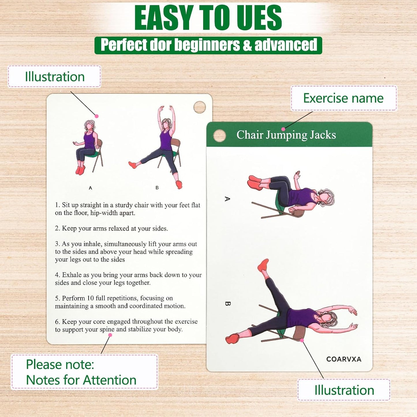 Bodyweight Workout Cards for Women & Men-50 Bodyweight Workout Cards，Includes 2 Rings& Dry-Erase for Easy Organization-Home, Gym or Studio (Bodyweight)