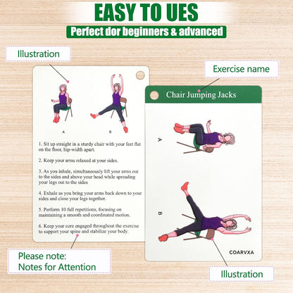 Bodyweight Workout Cards for Women & Men-50 Bodyweight Workout Cards，Includes 2 Rings& Dry-Erase for Easy Organization-Home, Gym or Studio (Bodyweight)