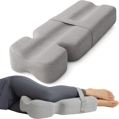 Xtra-Comfort Leg Pillow for Side Sleeping - Hip Pain Pillow for Between Legs - Memory Foam Wedge for Hip, Knee, Back Relief, Pregnancy, Sciatica - Orthopedic Breathable, Machine Washable Cover | Legs - Memory Foam Wedge for Hip, Knee, Back Relief,