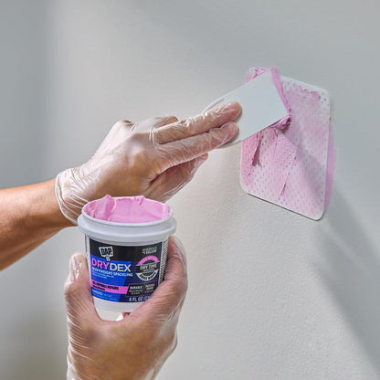 DAP DryDex Spackling Wall Repair Patch Kit, with Pink/White Dry Time Indicator, 8 Oz (7079812345)