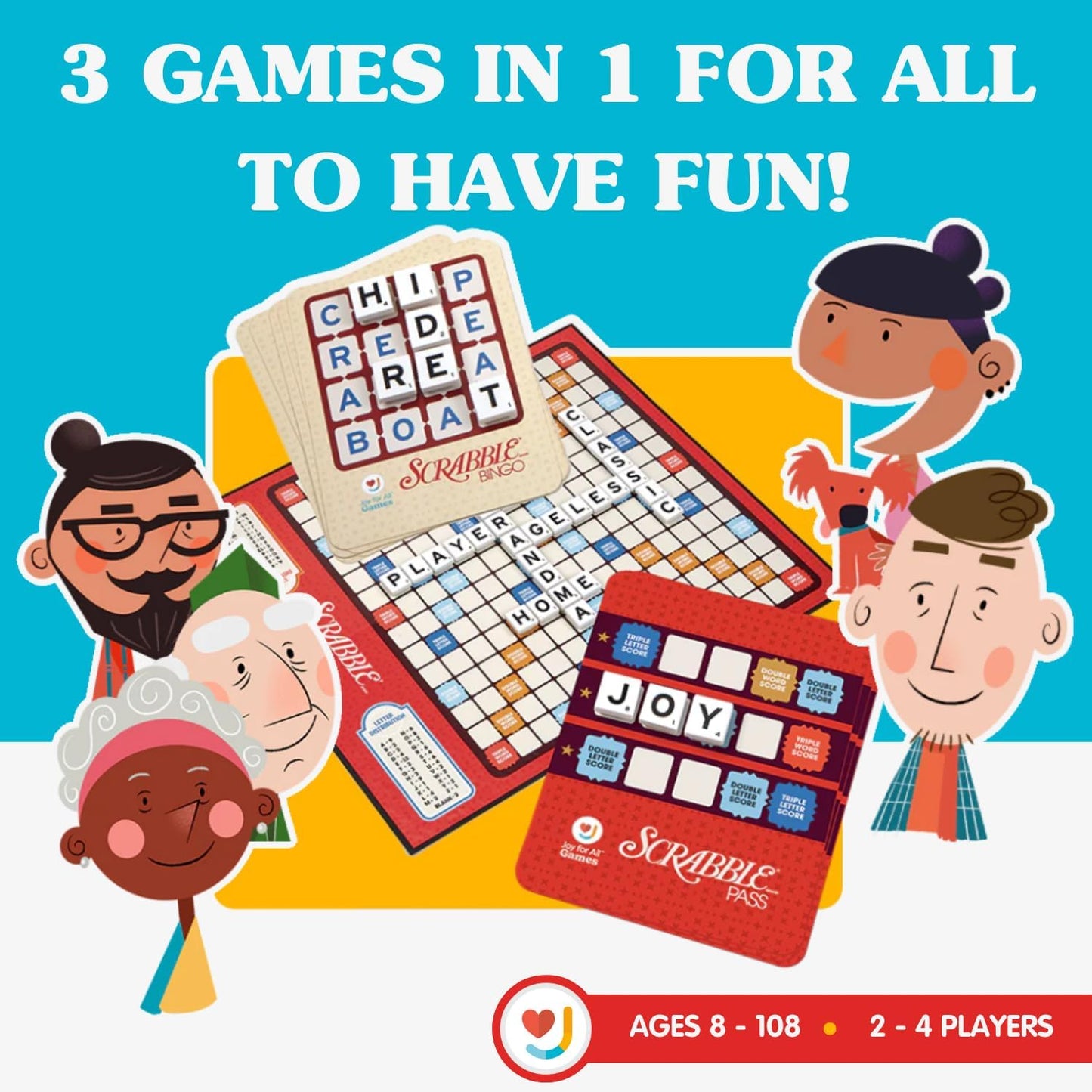 Ageless Games Taboo Charades - Classic Word Guessing & Charades Game for Older Adults - Big Easy to Read Cards for Low Vision - 80 Customizable Word Guess Cards - Fun Family Card Game for Ages 13-103