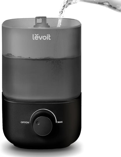 Levoit Top Fill Humidifiers for Bedroom, 2.5L Tank for Large Room, 25dB