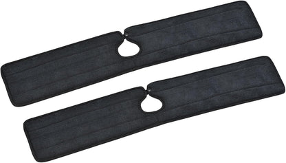 uxcell Kitchen Sink Splash Guard, 2pcs Microfiber Faucet Absorbent Mat, Machine Washable Drip Catcher and Dish Drying Mats for Kitchen, Bathroom, Bar, Black
