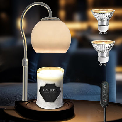 Candle Warmer Lamp with Timer 2H/4H/8H, Adjustable Height, Ocean
