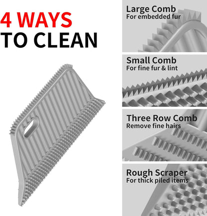 Pet Hair Remover, Dog and Cat Hair Remover, Carpet Rake, Carpet Scraper | Pet Hair Removal Tool, Carpet Rake for Pet Hair Removal, Pile Brush, Carpet, Car Cushions, Sofa, Pet Bed, Furniture, Rug