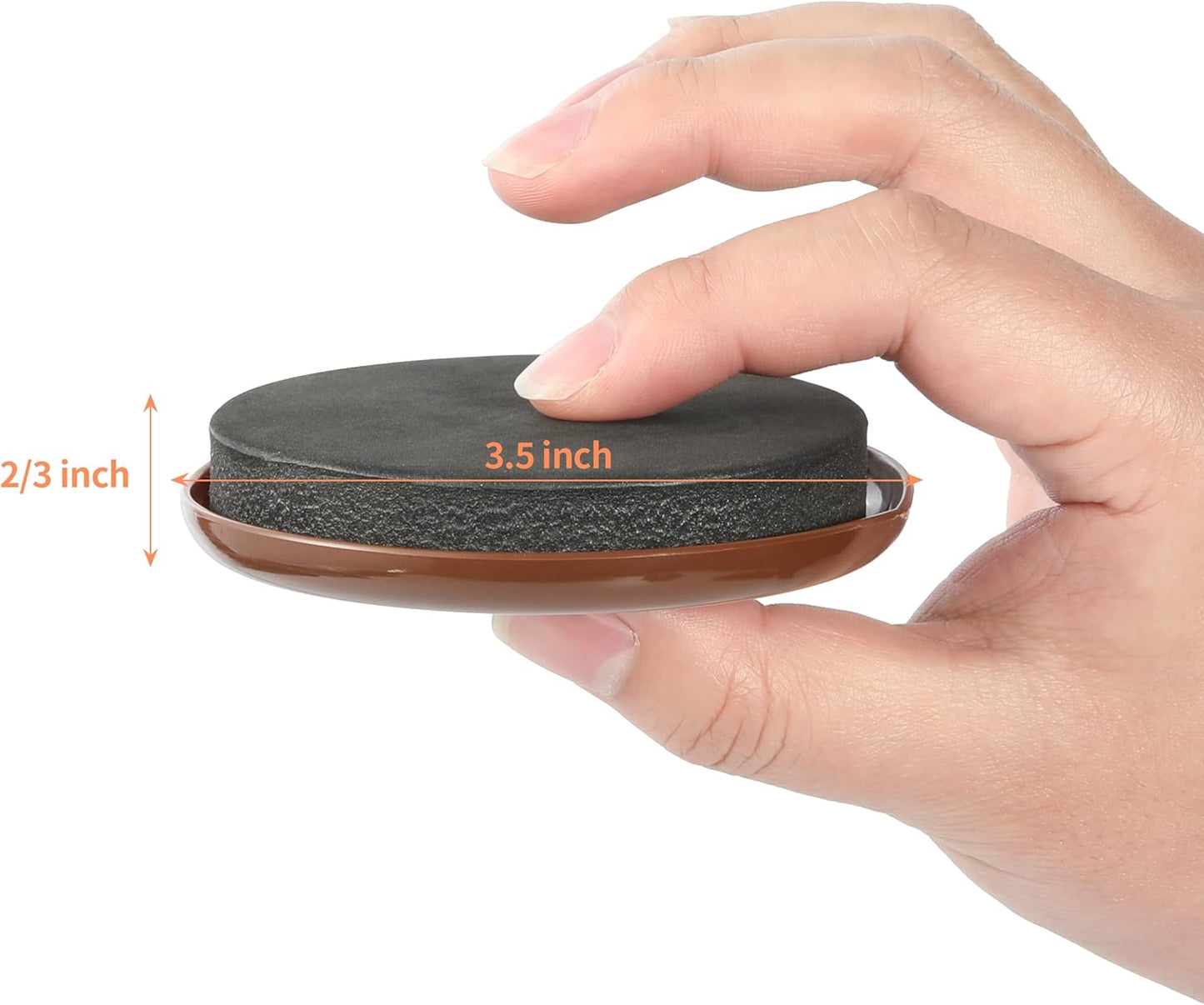 Furniture Sliders, 20pcs-3 1/2” Furniture Sliders for Carpet, Furniture Pads Hardwoods Floors, Heavy Duty Furniture Movers Sliders, Reusable Furniture Moving Pads, Floor Protectors for Carpet