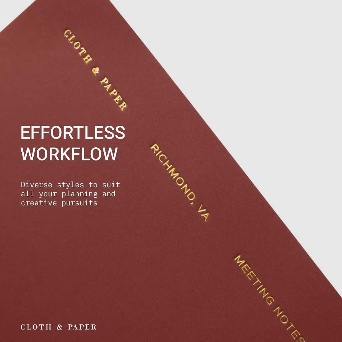 Cloth & Paper Travel Notebook | Daily Wellness Planner – Smoked Salt | Pocket Plus Wellness Planner 3.2" x 6" | Habit Tracker & Self Care Journal for Goals, Gratitude & Reflection – Soft Touch Cover