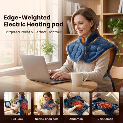 BOB AND BRAD Weighted Heating Pad for Shoulders and Upper Back