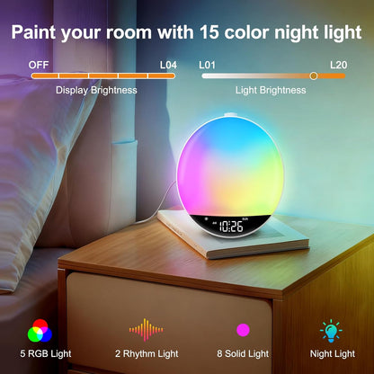 DreamSky Digital FM Radio with Bluetooth Speaker and Sleep Timer for Kids