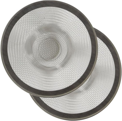 Hairstopper Drain Cover Hair Catcher for Shower and Bathtub, Protects Against Clogs Without Blocking Water Flow, White, 3 Pack | Protects Against Clogs Without Blocking Water Flow, Fits Most Standard Size Shower and Bathtub Drains, 3 Pack