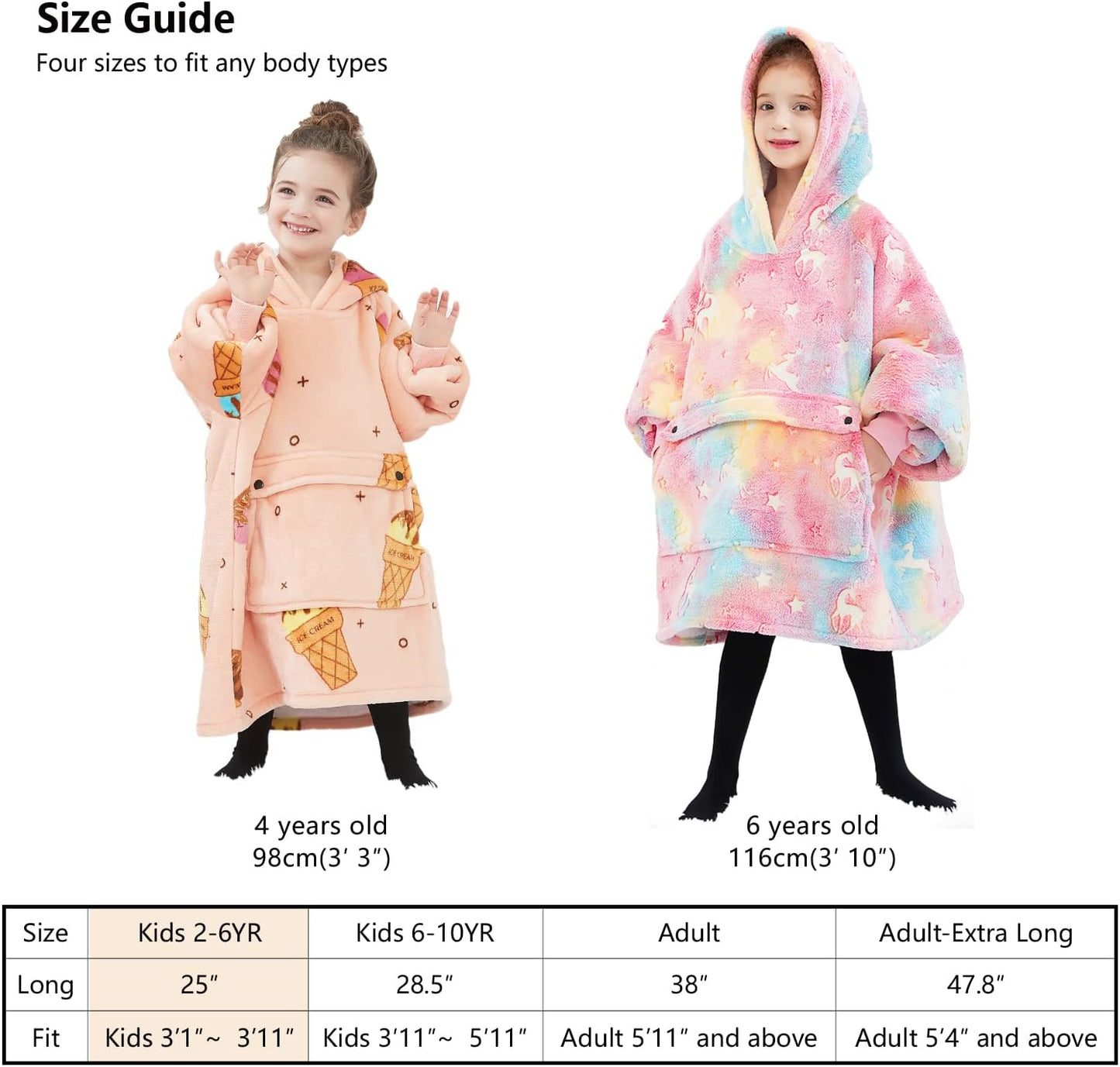 Wearable Blanket Hoodie for Adults With Pocket Strawberry Hoodie | Sherpa, Fuzzy Blanket Hoodie, Oversized Sweatshirt Blanket, Kangaroo Pouch, Cute Birthday Gifts for Sister, Cute Stuff