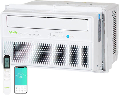 Hykolity WiFi Enabled Portable Air Conditioners 10,000 BTU, Cools Rooms Up To 450 Sq.Ft, 45dB Dual Motor 5 in 1 Quiet Smart AC Unit with Cool, Fan, Dehumidifier, 24H Timer & Sleep Mode