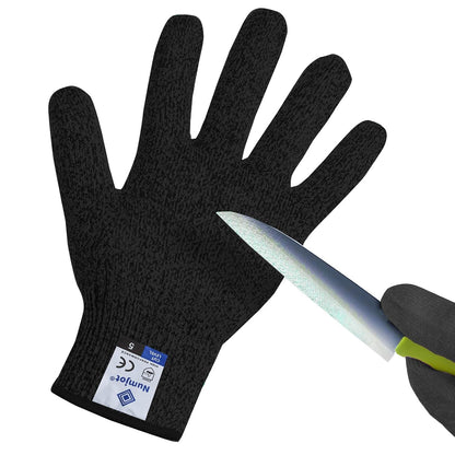 Cutting Gloves, Food Grade Level 5 Protection, Safety Kitchen Cut Gloves for Oyster Shucking, Fish Fillet Processing, Mandolin Slicing, Meat Cutting and Wood Carving. (Violet-Medium 2 Pairs)