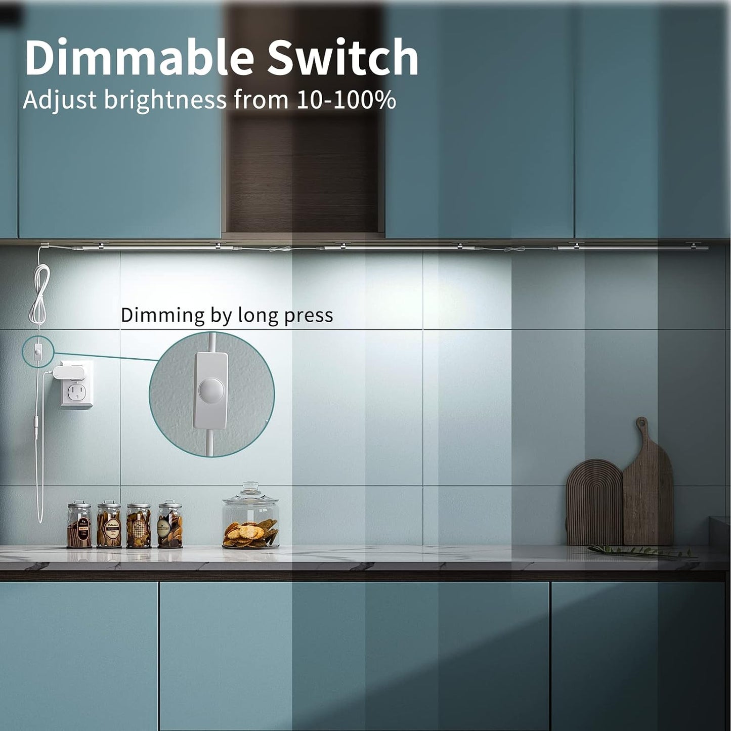 Motion Sensor Cabinet Lighting, 4500K Daylight, 3 Pack 12 inch Linkable