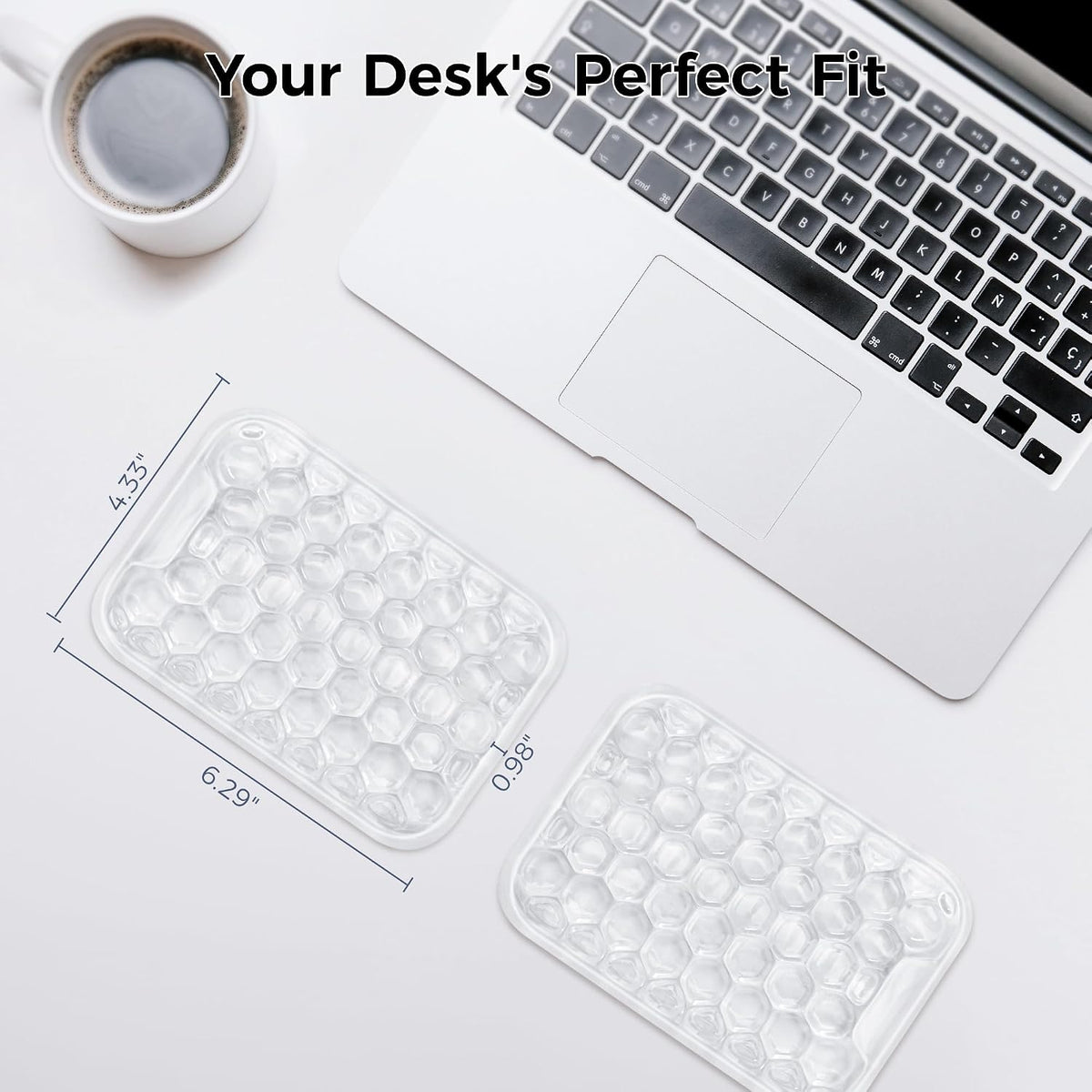 Ospelelf Ergonomic Elbow Pad, Gel Keyboard Wrist Rest Support for Office Desk Chair, Arm Wrist Pad for Typing Pain Relief