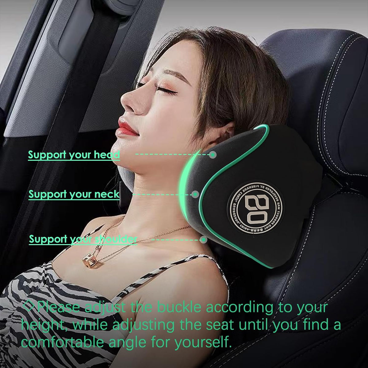 SPRFUFLY Make Relaxing Car Headrest Pillow, Car Neck Pillow for Driving