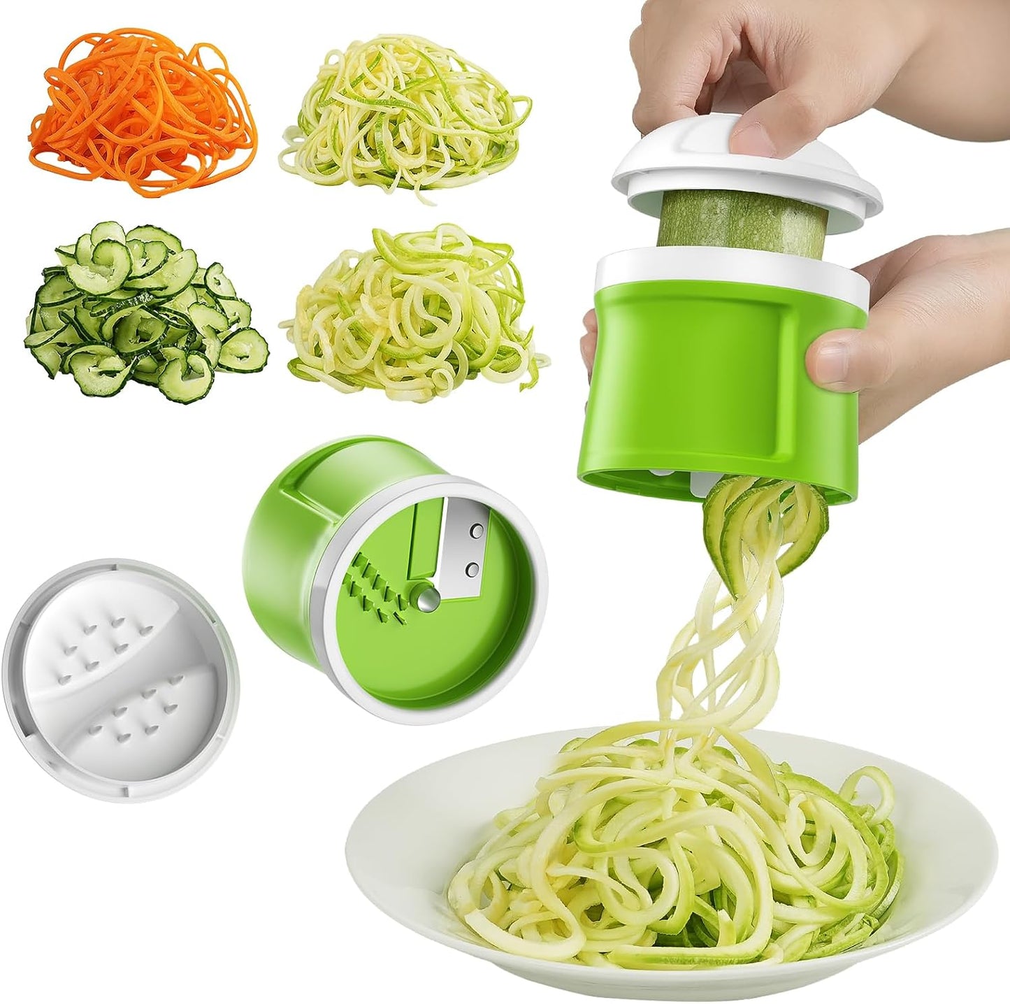 Safe Mandoline Slicer for Kitchen, Potato Slicer for Chips,Vegetable Cutter | Potato Slicer for Chips, 6 in 1 Vegetable slicer with Thickness Adjuster, Faster Kitchen Slicer for Meal Prep (Only Slice)