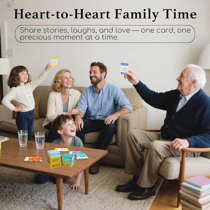 160 Conversation Cards, Family Edition, Meaningful Talk for Family Dinners