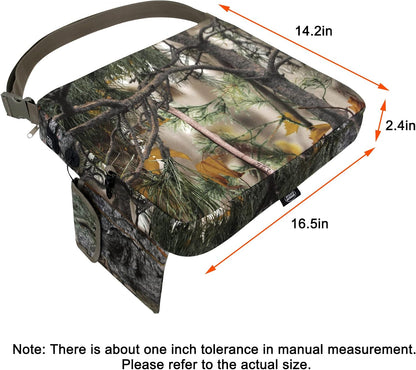 MDSTOP Heated Hunting Seat Cushion, Waterproof Seat Pads for Tree Stand & Ladder Stand, for Hunting, Ice Fishing,Hiking, Camping(Battery not Included)