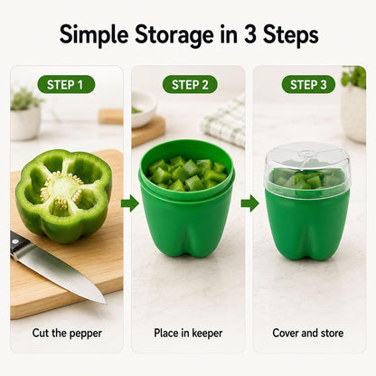 Avocado Keeper Saver Avocado Storage Containers With Lid | Onion Avocado Tomato Saver Fruit vegetable Holder Storage (Avocado Holder)