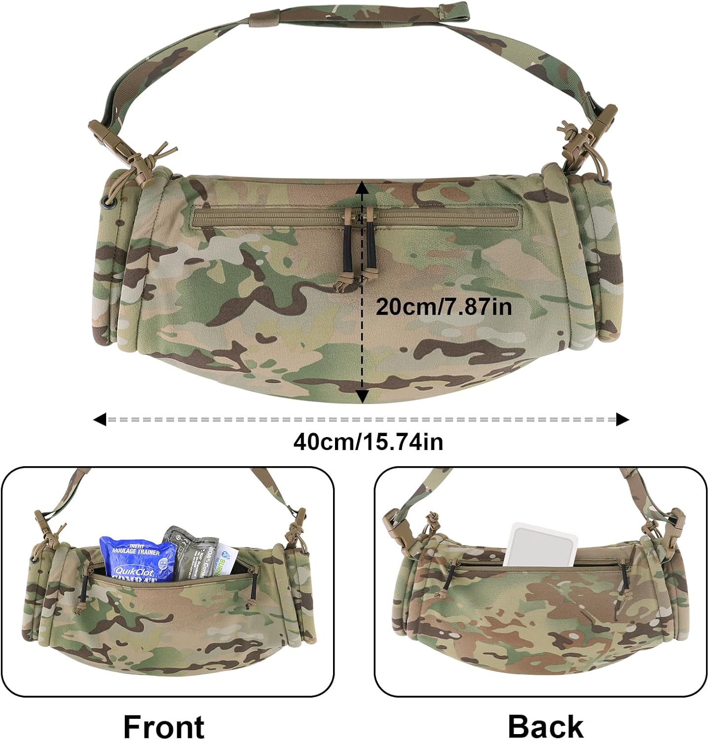 Tactical Hand Warmer,Portable Drop Hanger Waist Handwarmer Pouch for Hunting Golf Camping Fishing, Hiking, Football Winter Outdoor Field Survival.