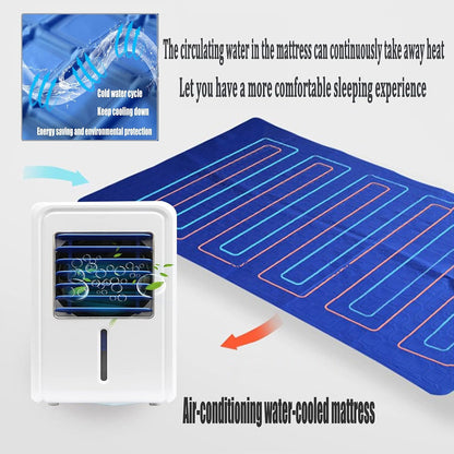 Mattress Cooler Air Conditioning Water Cooling Mattress System, Cool Sleeping Mattress in Summer, Sustainable Cooling Bedding (Size : 27.6x63in)