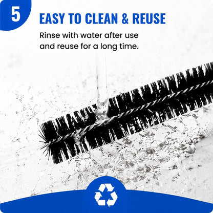Dryer Lint Brush Vent Cleaner Lint Trap Cleaning Tool Dryer Vent Brush Long Flexible with Wood Handle 27.95Inches Medium Size for Dryer Vent Cleaning DIY Enthusiasts Homeowners (1, PCS)