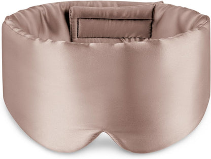 Zenssia 100% Mulberry Silk Sleep Mask Eye Mask for Men and Women, Light Plum